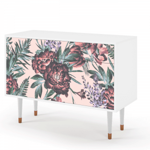 Sideboard - STORYZ - BS4 Peach Peonies - White