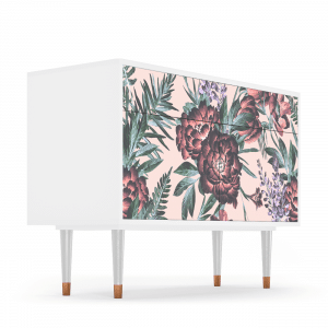 Sideboard - STORYZ - BS4 Peach Peonies - White