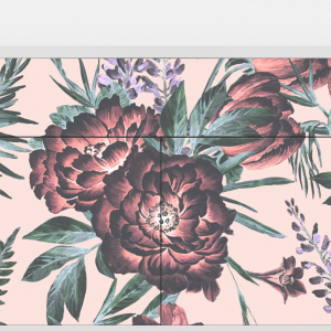 Sideboard - STORYZ - BS4 Peach Peonies - White