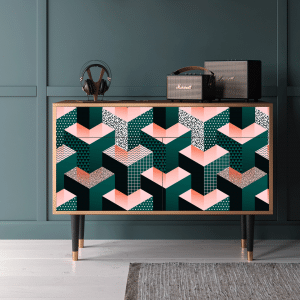 Sideboard - STORYZ - BS4 Geometric Madness - Walnut