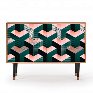 Sideboard - STORYZ - BS4 Geometric Madness - Walnut