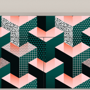 Sideboard - STORYZ - BS4 Geometric Madness - Sand
