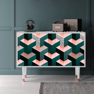 Sideboard - STORYZ - BS4 Geometric Madness - White