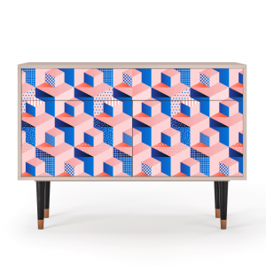 Sideboard - STORYZ - BS4 Pinky Squares - Latte