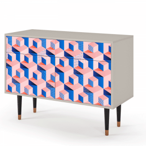 Sideboard - STORYZ - BS4 Pinky Squares - Sand