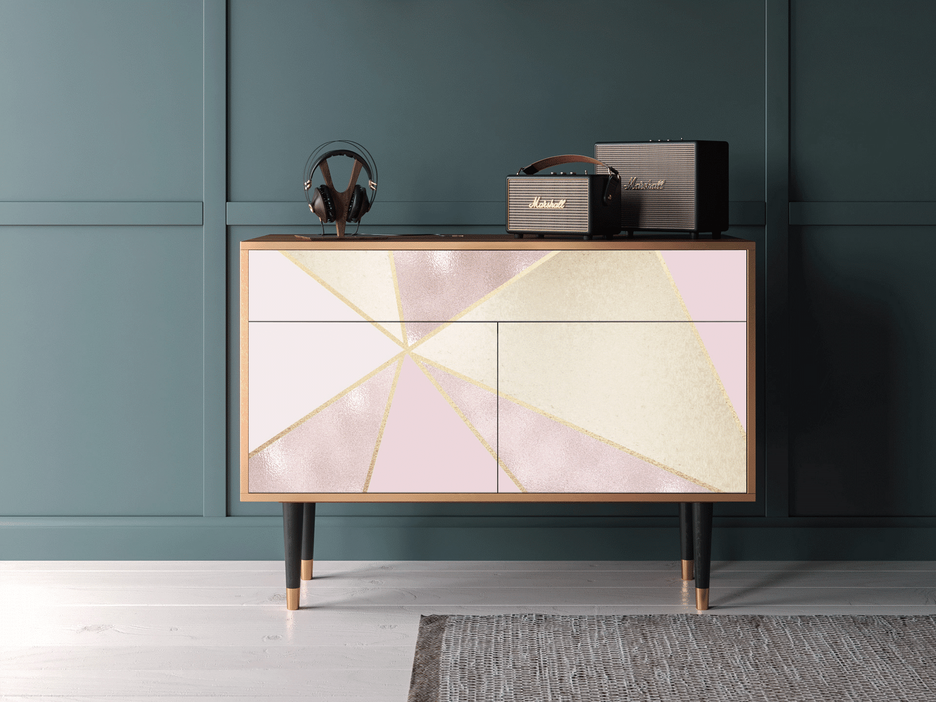 Sideboard - STORYZ - BS4 Cosmopolitan Diva - Walnut