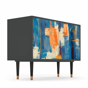 Sideboard - STORYZ - BS4 Abstract Expressionism - Antracite