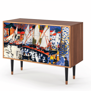 Sideboard - STORYZ - BS4 Le Séchage des voiles  - Walnut