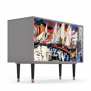 Sideboard - STORYZ - BS4 Le Séchage des voiles  - Grey