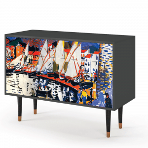 Sideboard - STORYZ - BS4 Le Séchage des voiles  - Antracite