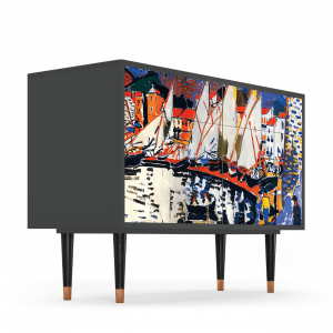 Sideboard - STORYZ - BS4 Le Séchage des voiles  - Antracite