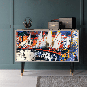 Sideboard - STORYZ - BS4 Le Séchage des voiles  - Latte