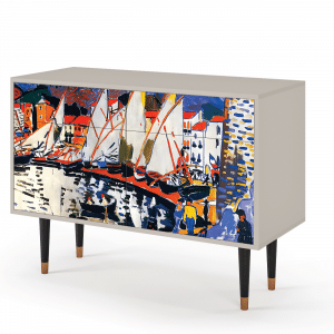 Sideboard - STORYZ - BS4 Le Séchage des voiles  - Sand