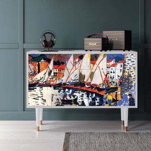 Sideboard - STORYZ - BS4 Le Séchage des voiles  - White