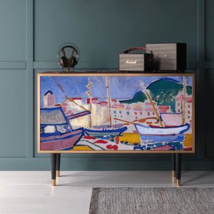 Sideboard - STORYZ - BS4 The Port of Collioure
 - Walnut