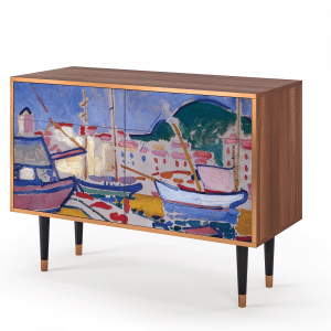 Sideboard - STORYZ - BS4 The Port of Collioure
 - Walnut
