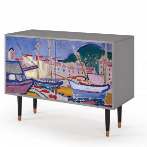 Sideboard - STORYZ - BS4 The Port of Collioure
 - Grey