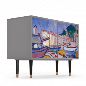 Sideboard - STORYZ - BS4 The Port of Collioure
 - Grey