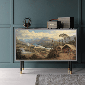 Sideboard - STORYZ - BS4 View Across the Plains  - Grey