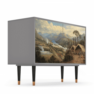 Sideboard - STORYZ - BS4 View Across the Plains  - Grey