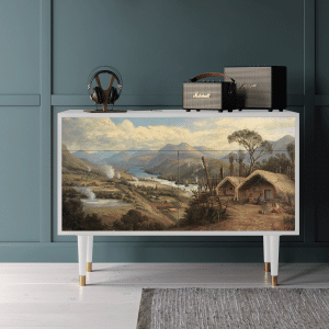 Sideboard - STORYZ - BS4 View Across the Plains  - White