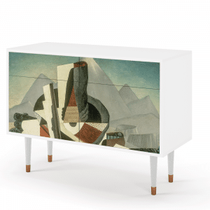 Sideboard - STORYZ - BS4 The Cubist Paintings  - White