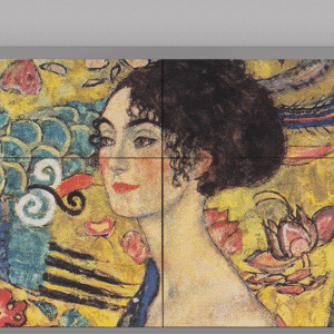 Sideboard - STORYZ - BS4 Lady with Fan by Klimt - Grey