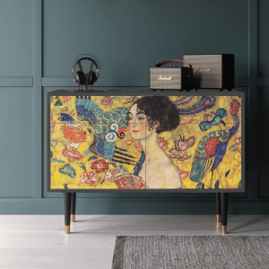 Sideboard - STORYZ - BS4 Lady with Fan by Klimt - Antracite