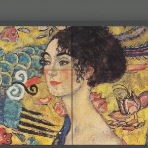 Sideboard - STORYZ - BS4 Lady with Fan by Klimt - Antracite