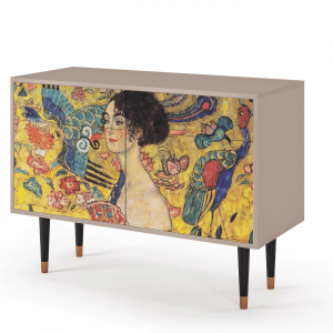 Sideboard - STORYZ - BS4 Lady with Fan by Klimt - Latte