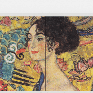 Sideboard - STORYZ - BS4 Lady with Fan by Klimt - White
