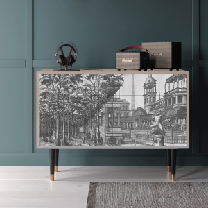 Sideboard - STORYZ - BS4 View of the Piazza - Latte