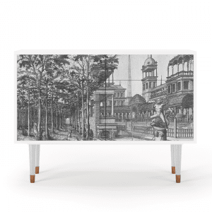 Sideboard - STORYZ - BS4 View of the Piazza - White
