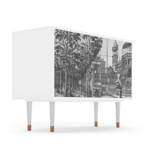 Sideboard - STORYZ - BS4 View of the Piazza - White