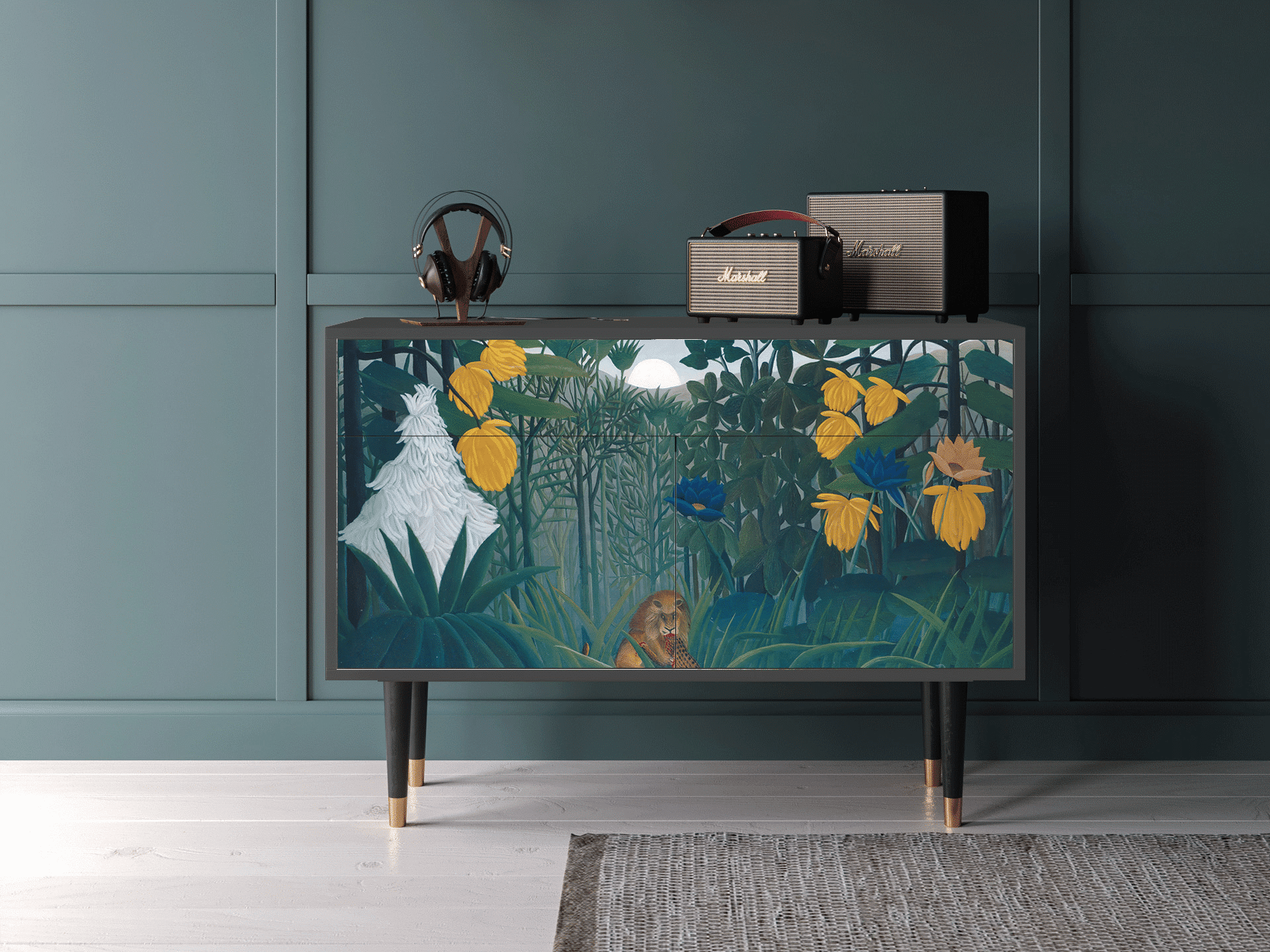 Sideboard - STORYZ - BS4 The Repast of the Lion - Antracite Sideboard - STORYZ - BS4 The Repast of the Lion - Antracite