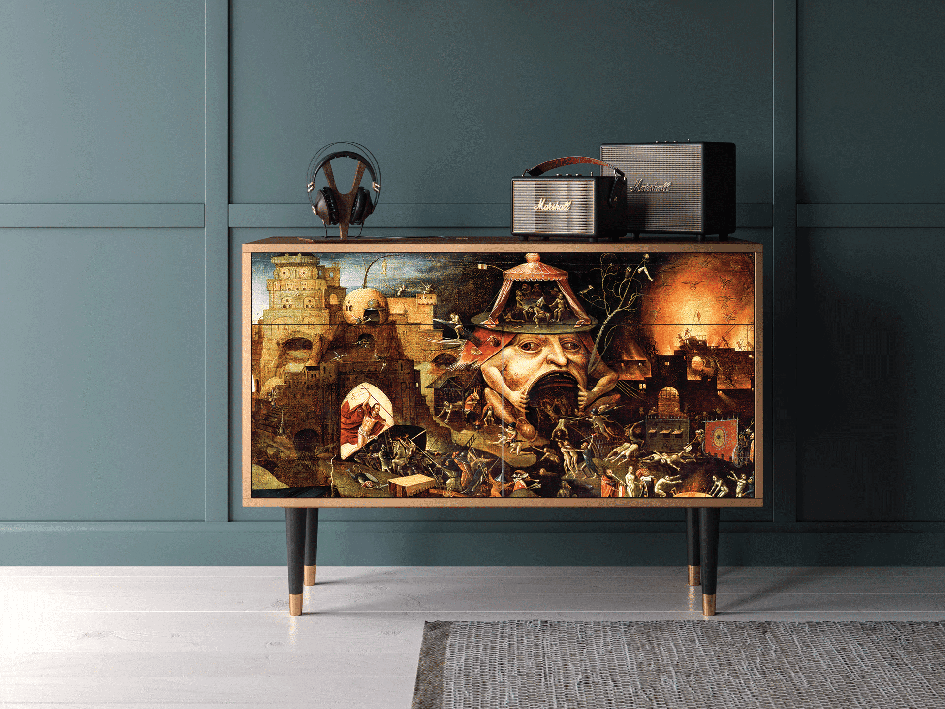 Sideboard - STORYZ - BS4 Christ in Limbo - Walnut