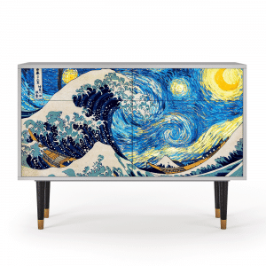 Sideboard - STORYZ - BS4 Great Wave - Grey