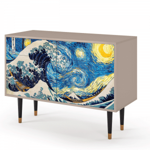 Sideboard - STORYZ - BS4 Great Wave - Latte