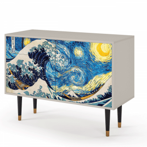 Sideboard - STORYZ - BS4 Great Wave - Sand