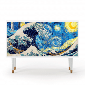 Sideboard - STORYZ - BS4 Great Wave - White