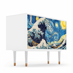 Sideboard - STORYZ - BS4 Great Wave - White