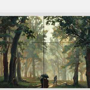 Sideboard - STORYZ - BS4  Rain in the Oak Forest - White