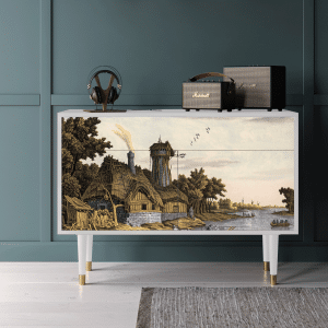 Sideboard - STORYZ - BS4 Mill along a River - White