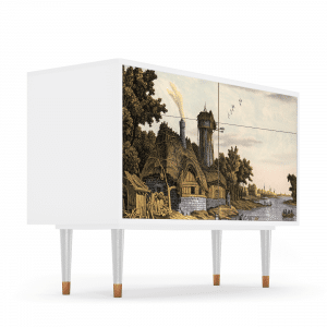Sideboard - STORYZ - BS4 Mill along a River - White