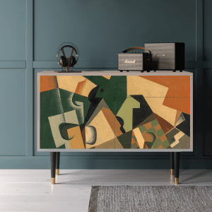 Sideboard - STORYZ - BS4 Glass and Checkerboard - Latte