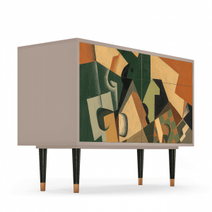 Sideboard - STORYZ - BS4 Glass and Checkerboard - Latte