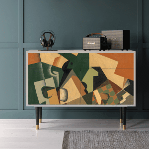 Sideboard - STORYZ - BS4 Glass and Checkerboard - Sand