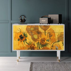 Sideboard - STORYZ - BS4 Sunflowers - White