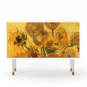 Sideboard - STORYZ - BS4 Sunflowers - White