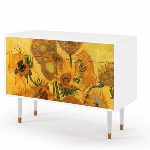 Sideboard - STORYZ - BS4 Sunflowers - White